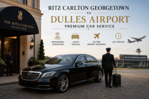 Ritz Carlton Georgetown to Dulles Airport Car Service