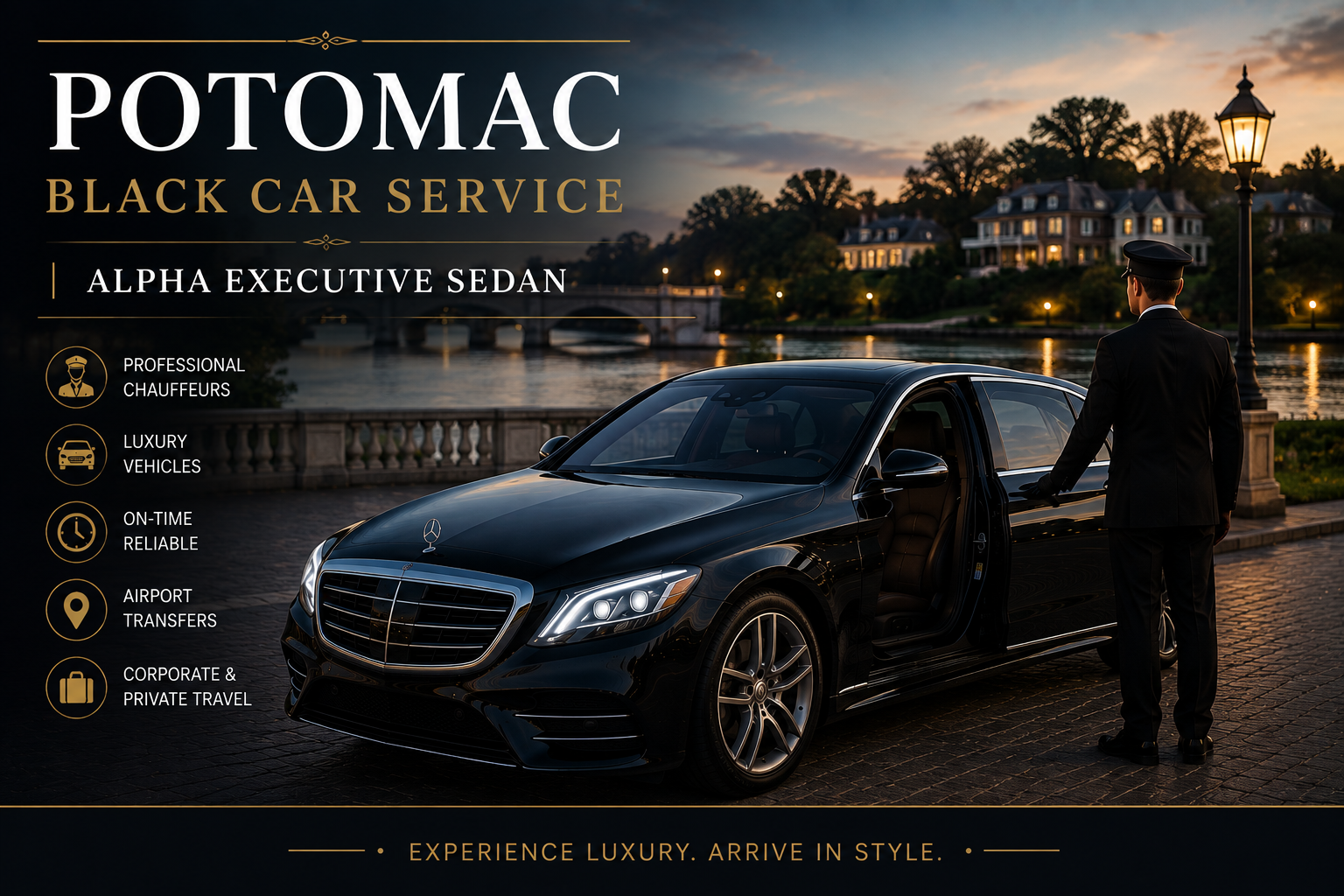 Potamac Black Car Service | Alpha Executive Sedan